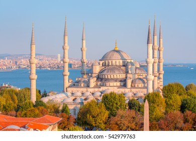 Blue Mosque In Istanbul, Turkey