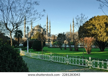 Blue Mosque and squere in stanbul