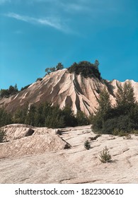 Blue mountain dunes Rummu quarry Estonia - Shutterstock ID 1822300610