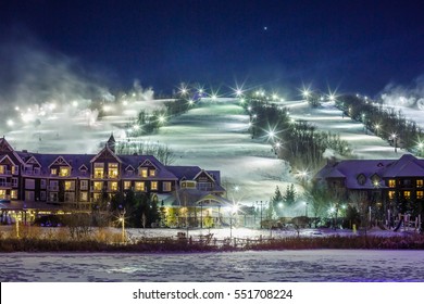 Blue Mountain Village In Winter