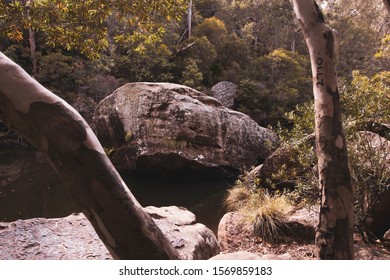 Blue Mountains Swimming Hole In A Tranquil Moment After All The Kids Have Left The Area.