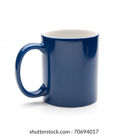 blue mug on a white background - Powered by Shutterstock