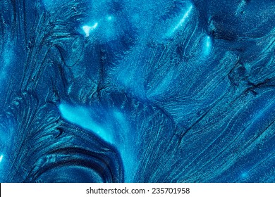 Blue Nail Polish Texture