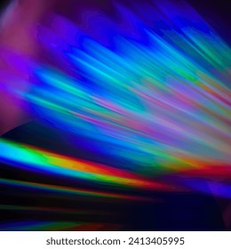 blue neon lights abstract background