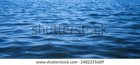 Blue ocean surface, background, texture