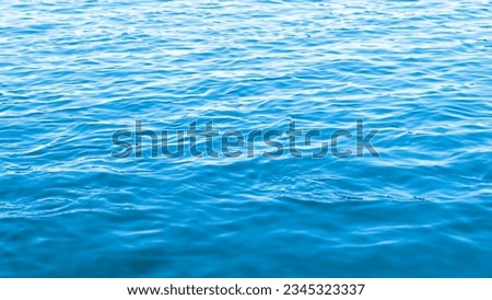 Blue Ocean Water, Clean Blue Ocean Water