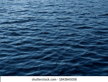 Blue Ocean Water Surface With Waves