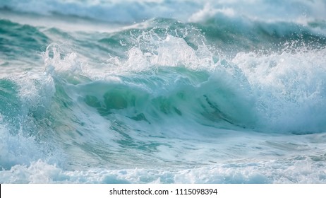 Crashing waves