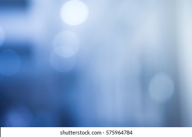 Blue Office Background Bokeh Blurry