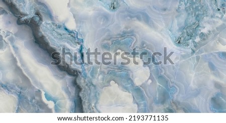 Blue onyx marble texture detail