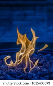 Blue and Orange Fire