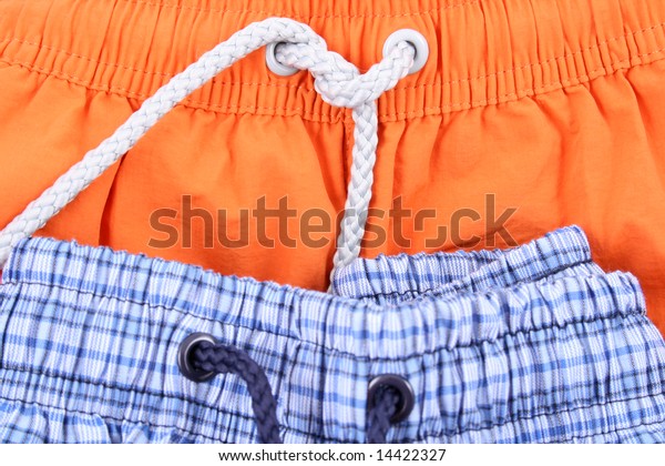 blue and orange
swimming shorts - clothing