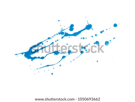 blue paint splash texture