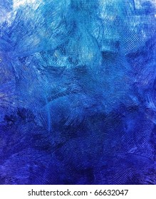 Blue Painting Background