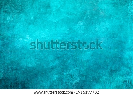 Blue painting grunge background or texture