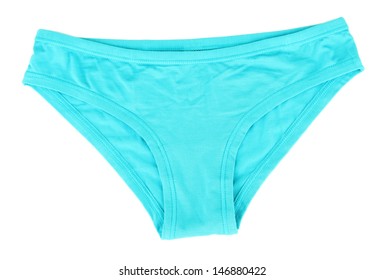 Blue Panties Isolated On White Stock Photo (Edit Now) 146880422