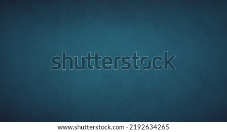Blue paper background with texture, elegant luxury backdrop painting, soft blurred texture in center with blank , simple elegant Blue background
