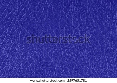 Blue pattern, design, leather fabric for sewing, dermantine, artificial leather texture background close up
