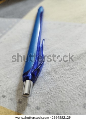 Blue pen # pen alone #tictic pen