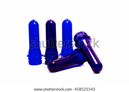 Blue Pet preforms