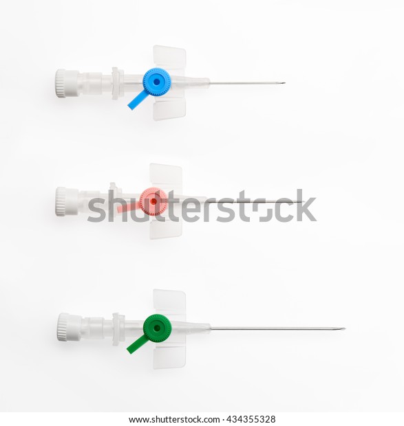 Blue Pink Green Plastic Catheters Open Stock Photo 434355328 | Shutterstock