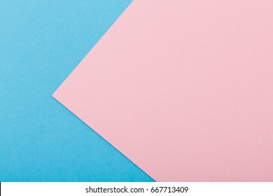 Blue And Pink Two Tone Color Paper Background