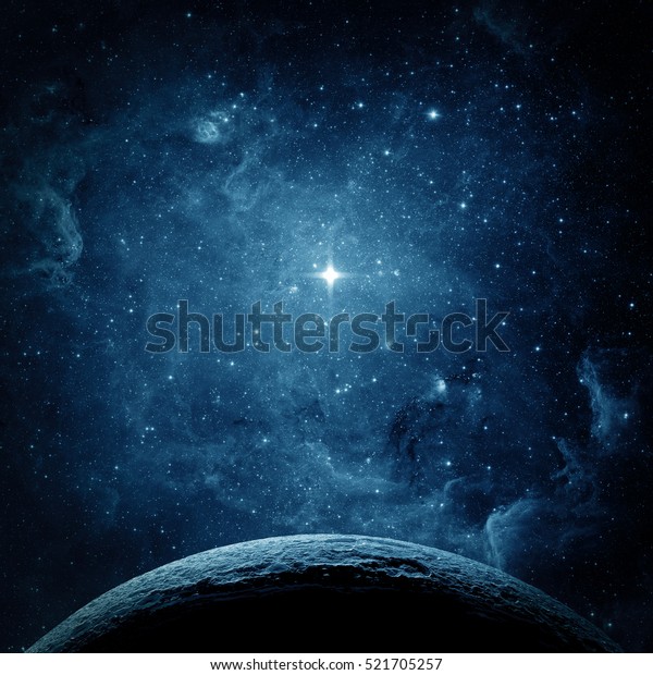 Planete Bleue Et Galaxie Elements De Photo De Stock Modifier Maintenant