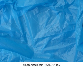 Blue Plastic Bag Texture For Background