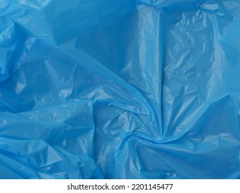 Blue Plastic Bag Texture For Background