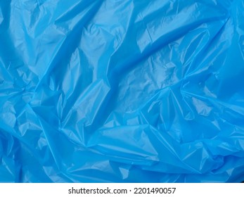 Blue Plastic Bag Texture For Background