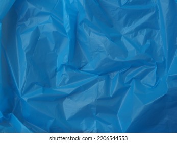 Blue Plastic Bag Texture For Background