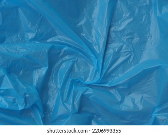 Blue Plastic Bag Texture For Background