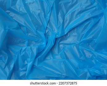 Blue Plastic Bag Texture For Background