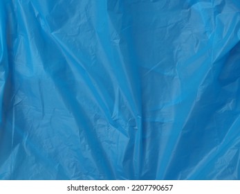 Blue Plastic Bag Texture For Background