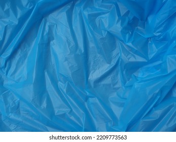 Blue Plastic Bag Texture For Background