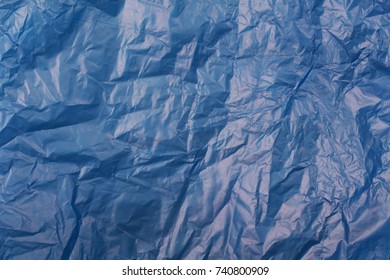 Blue Plastic Bag Texture And Background