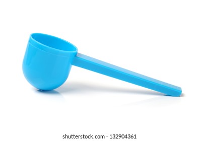 Blue Plastic Measuring Spoon On White Stock Photo 132904361 | Shutterstock