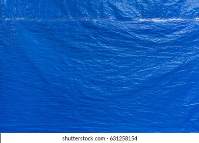 Blue Plastic Protector Cover Texture Pattern Background