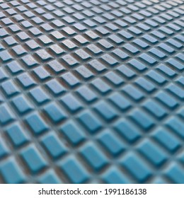 Blue Plastic Sheet With Grid