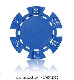  Blue Poker Chip