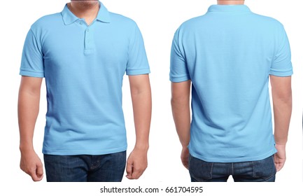 polo t shirt sky blue