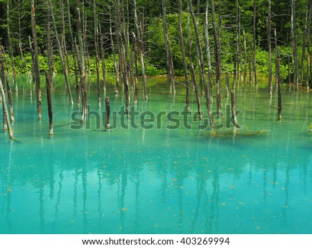 Blue pond Hokkaido (Aoiike)