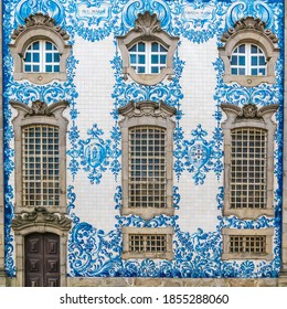 Blue Portugal Azulejo In Porto