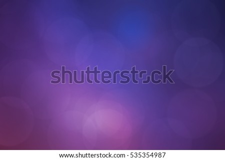 Blue and purple abstract blurred bokeh background