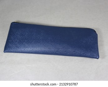 Blue Purse Isolated With White Background