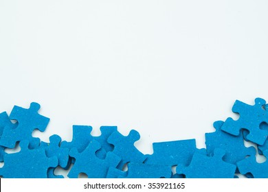 Blue Puzzle Pieces