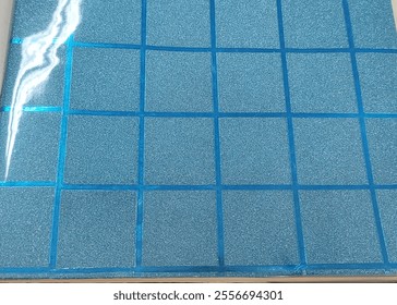 Blue Rectangle Background pattern glitter