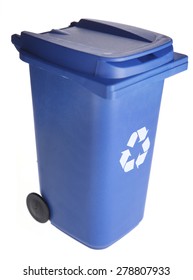 Blue Recycle Bin