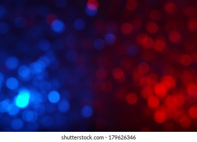 Blue And Red Bokeh Background