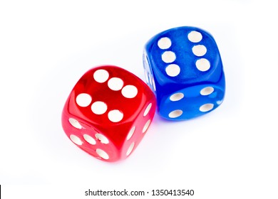 Blue And Red Dice